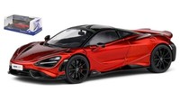 Solido 1/43 Mclaren 765LT 2020 Rot Modellbau Statisches Modell Diecast