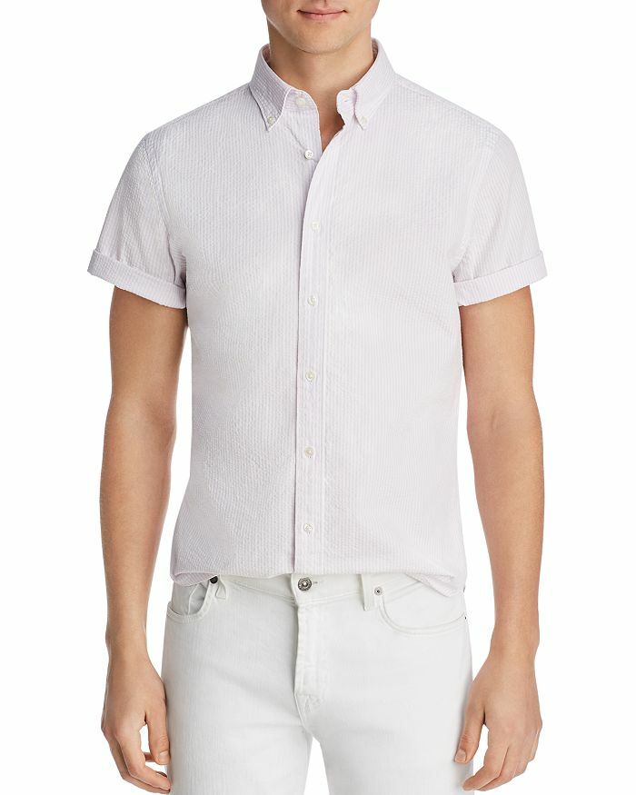 Bloomingdale's LT/PASPINK Seersucker Button Shirt, US 2X