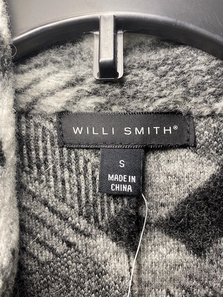 Chaleco Willi Smith Mujer Pequeño Gris/Negro Polar Lana Bolsillos. Foto 2 de 3