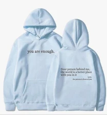 Hoodies & Sweatshirts SMALL Size - Sky blue - 3Day FREE Shipping