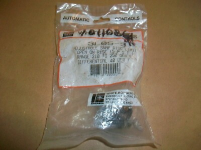 White Rogers 3L05-3 Adjustable Snap Disc Limit Temperature Controlled Switch