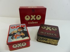 (RefJOH) Set of 3 Oxo vintage tins empty