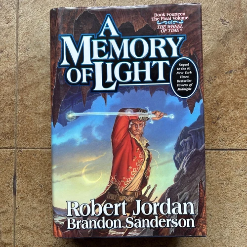 Memory of Light by Brandon Sanderson (2013, Hardcover) SIGNED x 2 1st/1st