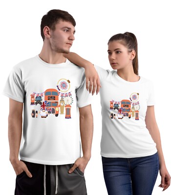 King Coronation London T-Shirt Geschenk Tee Oberteil Krone 2023 Herren Damen Kinder Tee