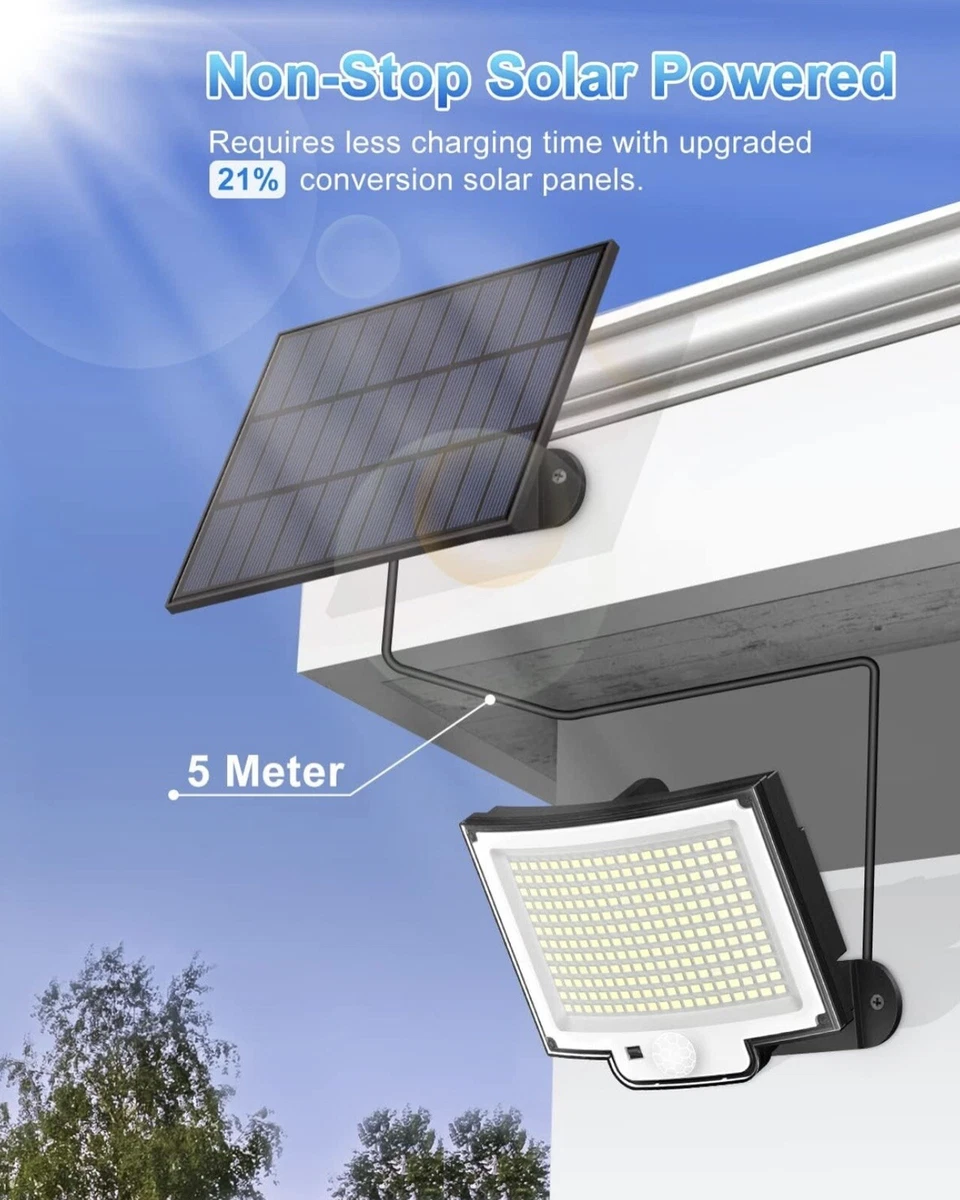 Solar security 2024 lights outdoor