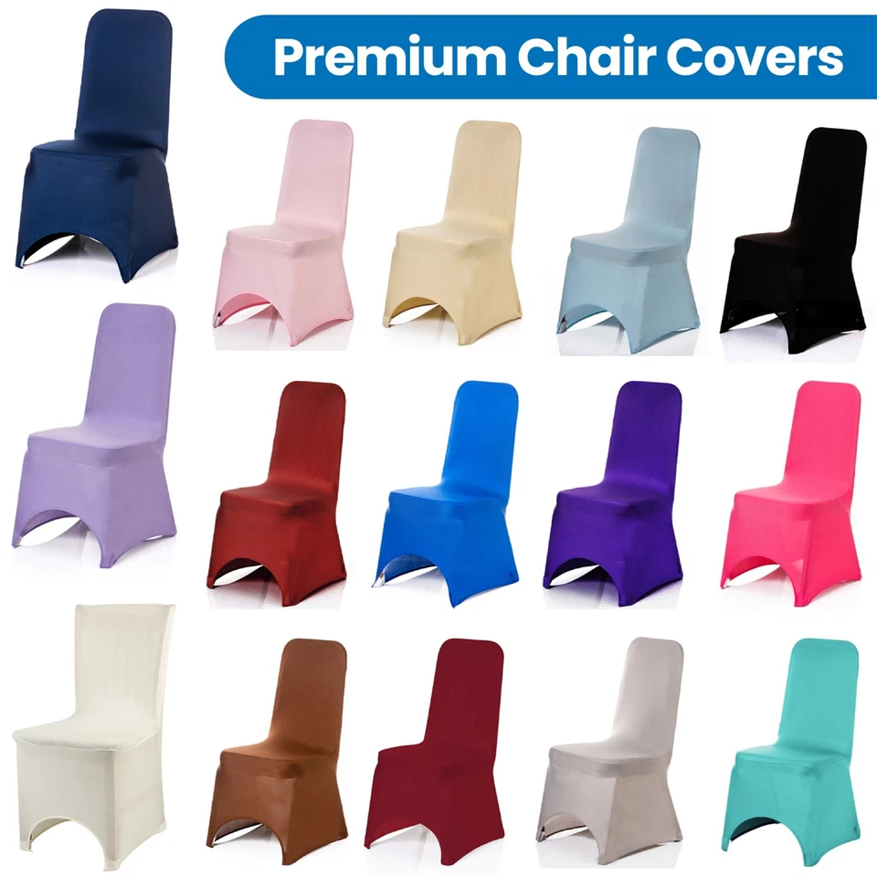 Extensible Chair Cover Spandex Salle à Manger Mariage Fête Banquet Polyester - Photo 1/1