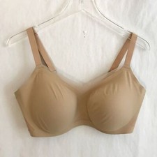 Honeylove Crossover Wireless Bra Size 1X 40 C/D Sand Comfort Support Shaping