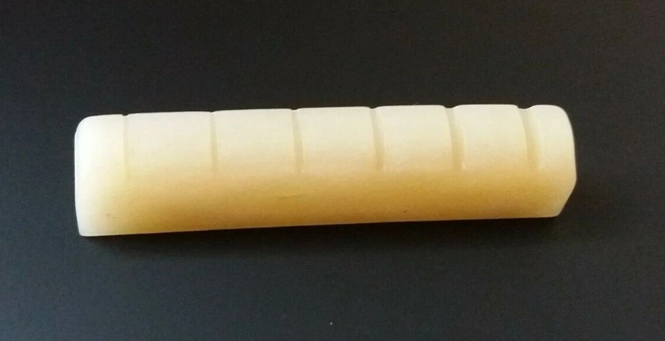 Bone Nut Unbleached 43mm For Electric / Acoustic Guitar Les Paul SG Replacement