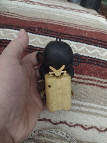 ADORABLE VINTAGE BLACK DOLL, BLINKY 4.5" ITALY - Picture 9 of 9