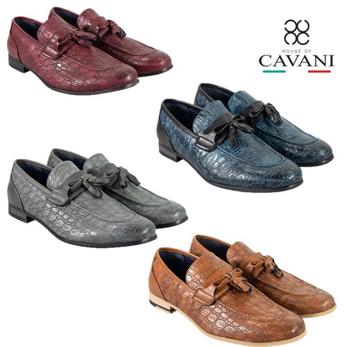 Mens Cavani Slip On Loafers Shoes Smart Casual Footwear eBay
