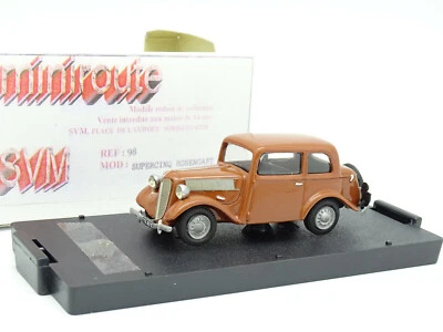 Miniroute 1/43 - Rosengart Super 5 LR4N 1938 Marron - Photo 1/3