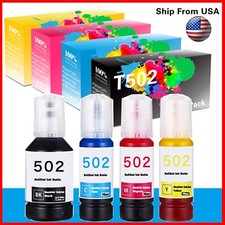 4PK Compatible 502 Ink Refill Bottles for ET 4750 Printer