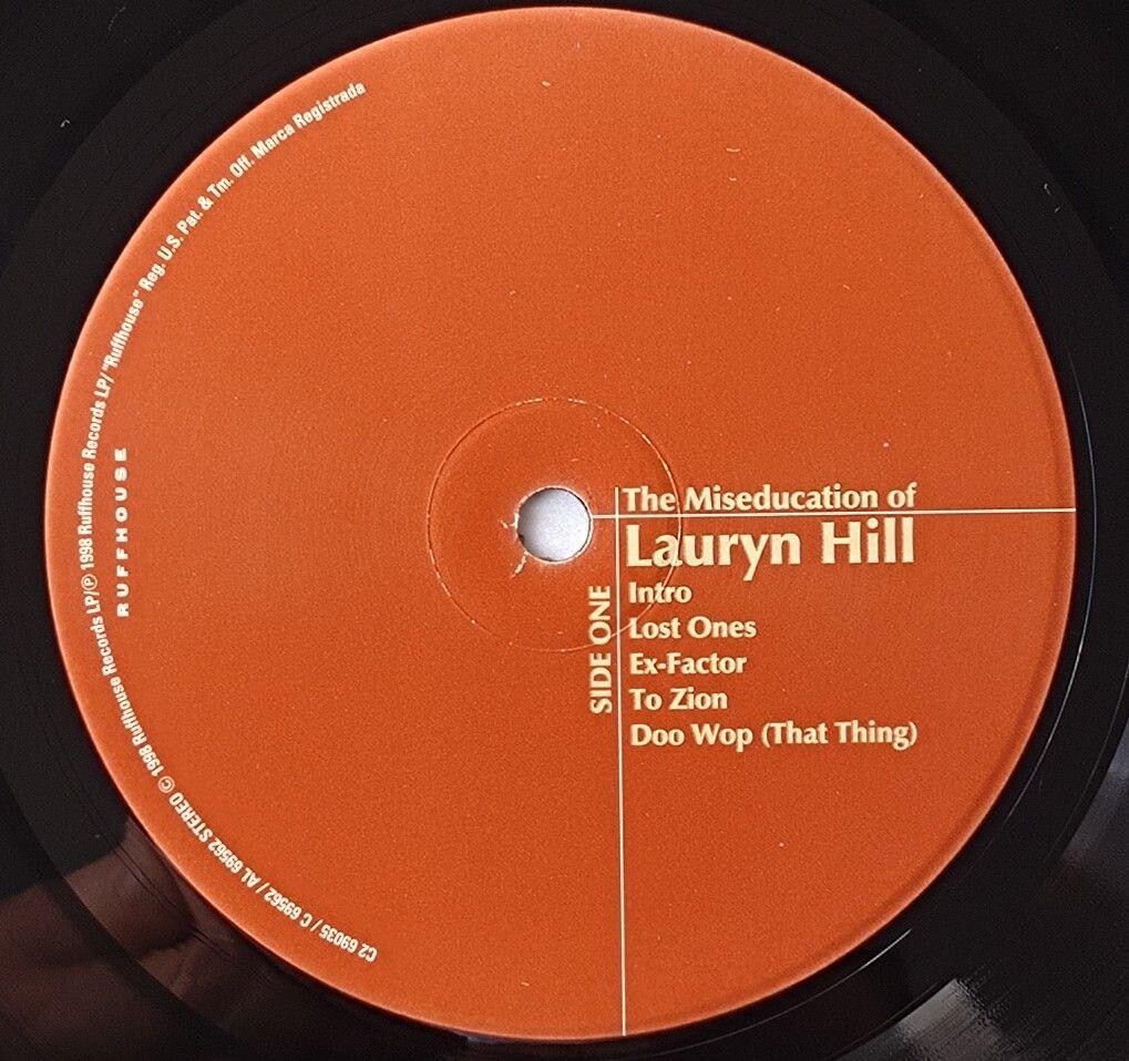 Lauryn Hill The Miseducation Of Lauryn Hill 2LP Orig 1998 US 1st