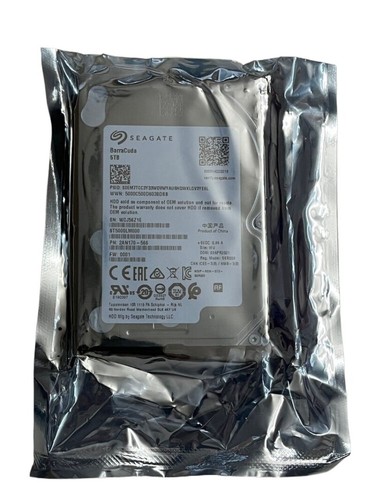 Seagate BarraCuda 5TB ST5000LM000 5400RPM SATA 2.5" Laptop HDD Hard Drive -15mm - Afbeelding 5 van 17