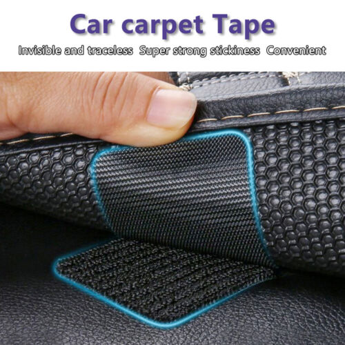 10Pcs Carpet Universal Mat Fixing Stickers Strong Self Adhesive Fastener Hook