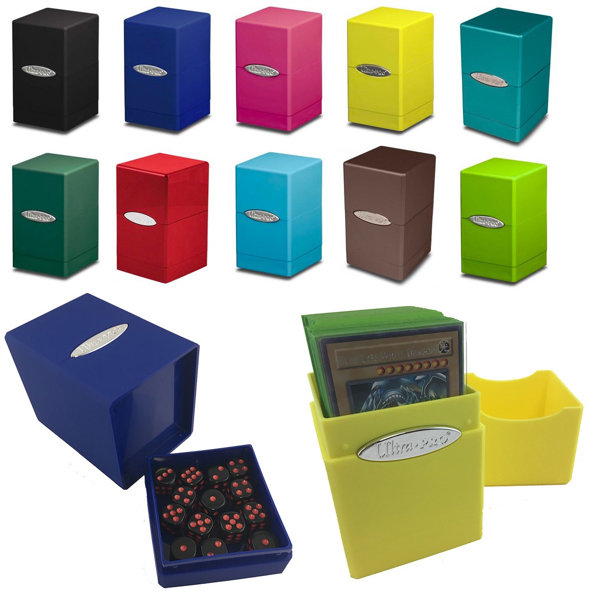 ULTRA PRO SATIN TOWER DECK BOX CARD STORAGE FOR YUGIOH!, MTG