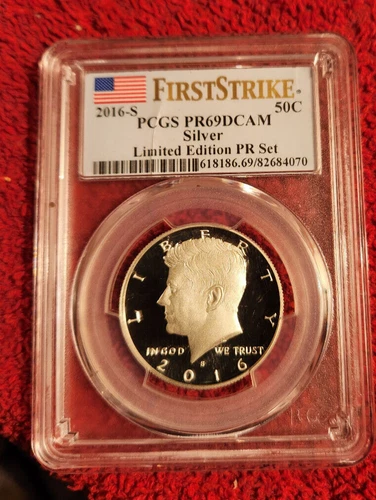 2016 s silver Kennedy half dollar PCGS PR 69 DCAM First Strike