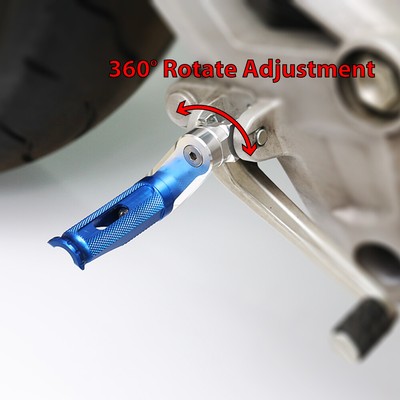 MFP 40mm Adjustable Blue Front Foot Pegs For Hypermotard 821 SP 13-15 16 17