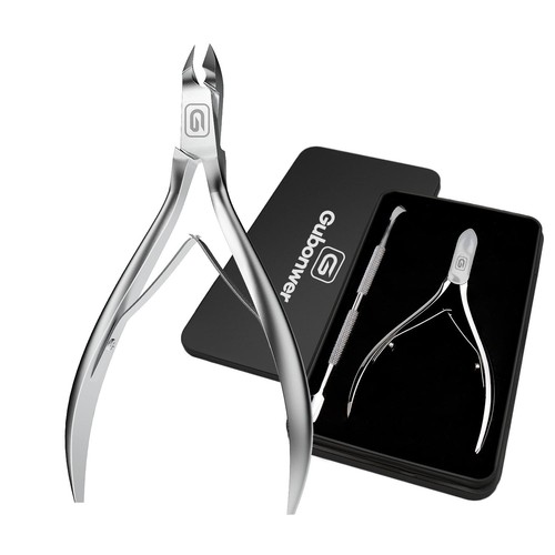 Cuticle Trimmer 3/4 Jaw Extremely Sharp Cuticle Nippers Scissors Stainless St...