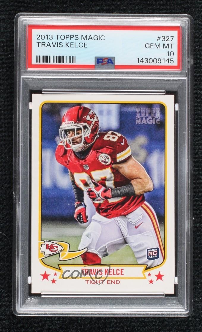 2013 Topps Magic Travis Kelce #327 PSA 10 GEM MT Rookie RC