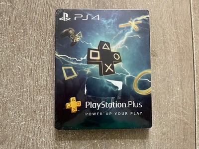 Playstation Plus Steelbook + Power Up Your Play Ohne Spiel PS4 NEU new