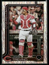 2025 Topps Update Jose Trevino #US13 Sandglitter Reds
