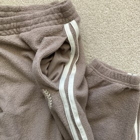 Victoria&rsquo;s Secret PINK Reverse Fleece High Waist Joggers Pants XL Iced Coffee