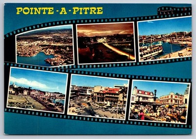 Guadeloupe Postcard Pointe-a-Pitre Views France Unposted