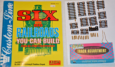 Atlas No.47 Snap Track Custom Assortment 12 Section+ HO Railroad Build Manual RR