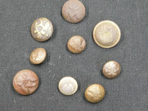 Civil War Buttons From Winchester Battlefields