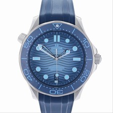 OMEGA Seamaster Summer Blue 210.32.42.20.03.002 42mm Men's Watch Full Set 3