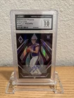 2024 Panini Phoenix - Rookies J.J. McCarthy #185 Purple (RC) AUTO CGC 10 GEM MT!