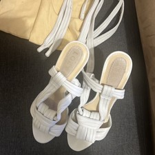 Loewe Gate wedge Tie Up sandals
