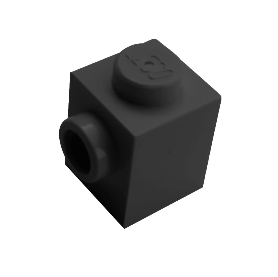 Lego 10 Stück Stein 1x1 in schwarz Noppe auf einer Seite Konverter 87087 Neu - Bild 1 von 1