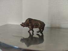Pierre Chenet /Sculpture Sanglier Bronze Patine Marron Foncé/Collection Bronze 3