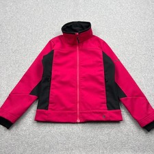 Columbia Bugaboo Titanium Interchange Pink Jacket Girls Youth 7/8 Full Zip Coat