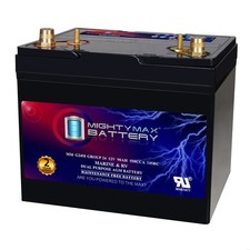 Mighty Max MM-G24M Grp 24 12V 90Ah 550 CCA Replaces Johnson Marine 75 hp 75-85
