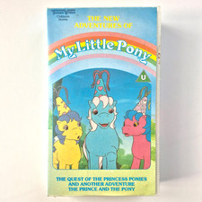 Vintage My Little Pony Vhs Tape The Quest Of The Princess Ponies