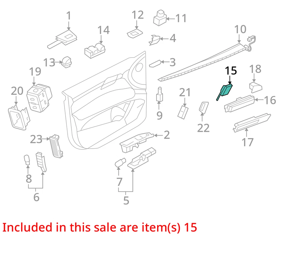Interruptor principal de ventana eléctrica para conductor Audi Q7 2010-2015 P01110548 YF62I Foto 3 de 4