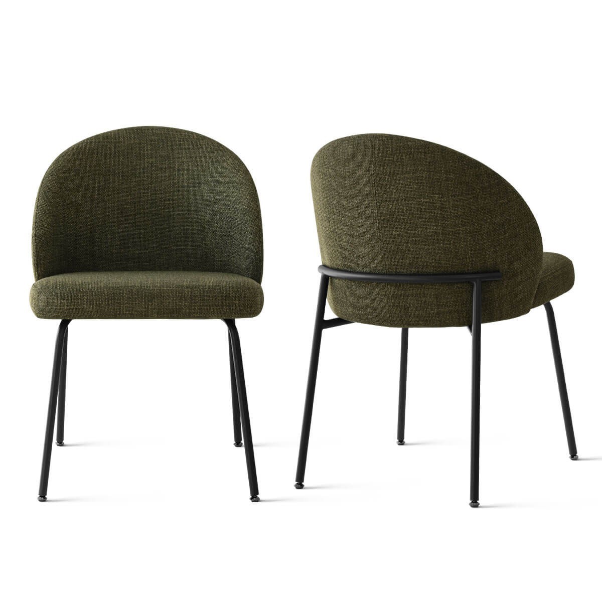 S Curved Shell Backrest-5 Colors
