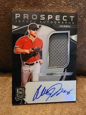 2021 Panini Spectra - Prospect Jersey Autographs Alek Thomas #SPJA-AT Prizm /99