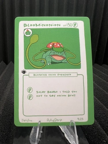 Bloominonion (Venusaur) 9/25 - 1st Edition Pokederp First Print Fan Art- Pokemon