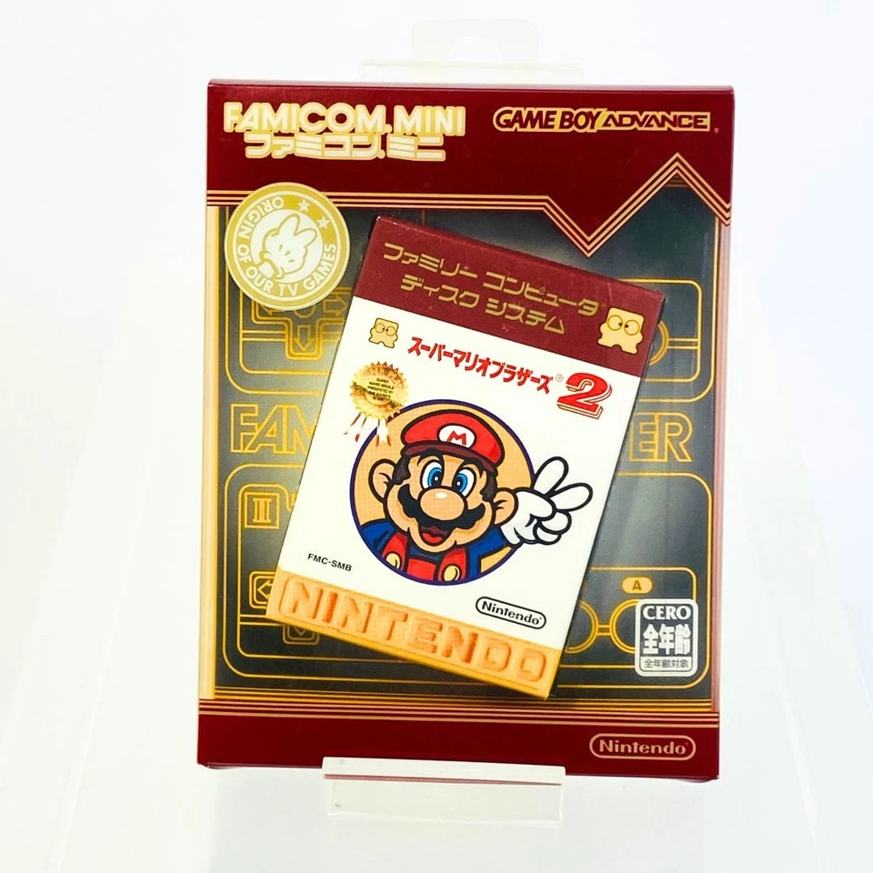 SUPER MARIO BROTHERS 2 Famicom Mini Gameboy Advance Nintendo OFFICIAL UNOPENED - Image 2 of 4