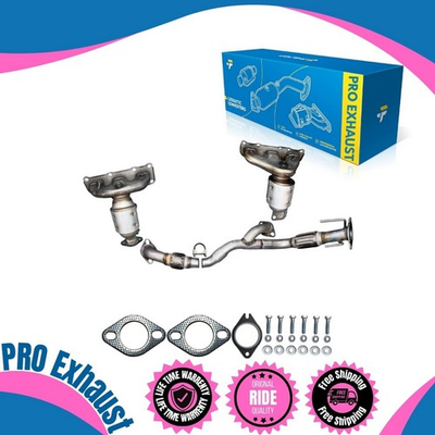 #ad Front Leftamp;RightManifoldY pipe For 11 13 Kia Sorento 10 12 Hyundai SantaFe 3.5L $292.97