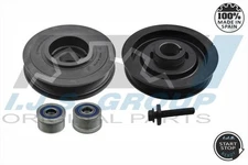 IJS GROUP 17-1030KSET Belt Pulley Set, Crankshaft for Opel, Saab, Vauxhall