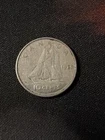 1965 Canadian 80% Silver Dime 10 Cents Elizabeth II (Very Fine Details) Toned