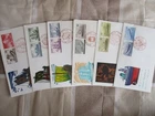 Japan Stamp First Day Cover Japanese Ship Series 6 Covers (船シリーズ) 1975～1976