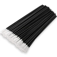 AAwipes Long Swabs Polyester Lint Free with Handle 6.3, Black 