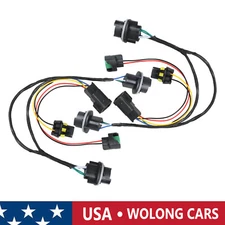 2x Headlight Wiring Harness Pigtail Connector Front for 2007-13 GMC Sierra 1500