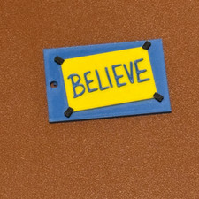 Ted Lasso Believe keychain